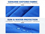 600D Oxford Bimini Top Storage Boot Cover Waterproof UPF50 UV Resistant Marine Canopy Protector for V1341-ZY-ZNWRYS3R-BLUE-3BOWM