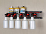 Spray Bottle Storage Rack, Wall-Mounted Spray Bottle Rack Holder, Garage Organizer Hanging Rail Car V1259-DP01-A-3857