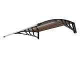 Window Door Awning Canopy 40" x 40", UPF 50 Polycarbonate Entry Door Outdoor Window Awning V952-MCZYPYCZS4040A515V0