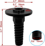 2Pcs PG16 Cable Gland with Anodized Aluminum Base Antirust Anti-corrosive Waterproof IP68 Nylon V1259-DP01-A-1292