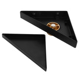 Floor Drain Set Thicken 304 Stainless Steel Concealed Triangular Sink Drain for Bathroom Black V1294-YM0718-3112210003011