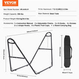 Universal 2 Person Hammock Stand, Adjustable Heavy Duty 550 lbs Capacity Hammock Stand Fits 8-13 ft V952-CXDCJCXJS118H5RLYV0