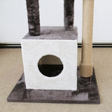 CATIO Deluxe Multi-Function Three-Level Dual Cat Scratching Tree 141cm V390-C19076