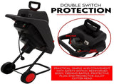 2500W Electric Garden Mulcher Shredder Portable Wood Chipper on Wheels w/ bag V379-ELCTRCHP02