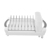 Expandable Dish Rack Stainless Steel Drying Drainer with Drainboard Removable Cutlery Holder for V1294-YM0901-3118250075112