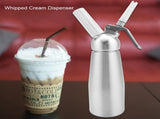 Aluminum Whipped Cream Dispenser Bundle With Three Nozzles Kitchen 500ml V1294-YM0727-JY11229-01
