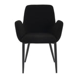 Charcoal Embrace Boucle teddy Sherpa Fabric Armchair Set V264-DNC-420V-CHL-02-1