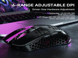SOLAKAKA SM600 Honeycomb Shell Gaming Mouse Wireless,black V1300-SM600-BLACK