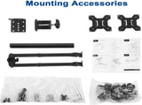 360 Degree Rotation Dual LCD LED Monitor Desk Mount Stand Fits 2 Screens Up to 27" V178-34133