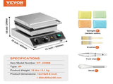 Commercial Maker, 4PCS Round Baker Machine,1750W Non-Stick Stainless Steel Belgian V952-SYBLSHFBJDPF0EHRRV3