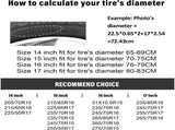 Tire cover - 17 inch - Tire covers - Spare tire cover - Tire dust cover - Spare wheel dust cover V1188-MS101-02781-1