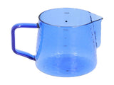 500ml Milk Frothing Pitcher Multipurpose Borosilicate Glass Milk Jug for Coffee Milk BeverageBlue V1294-YM0710-3118210257413