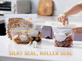 Vacuum Storage Bags with Rolling Slide Clip, Airtight Space-Saving Compression Bags for Comforters, V1189-LC-AMZ-00268
