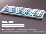 Tri-Mode RGB Mechanical Gaming Keyboard - 102-Key, Hot-Swappable, 4000mAh Battery, 5-Layer Sound V888-ELOSUNG35507