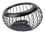 Coffee Pod Storage Basket Black with Letters Large Capacity Iron Rust Proof Stylish Modern Beveled V1294-YM0901-3118240157411
