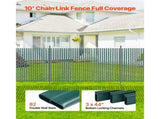 Bottom Locking Privacy Slats, Double-Wall Vertical Bottom-Locking Slats for Chain-Link Fence, V952-SBYSBTSBPE4F2D64PV0