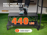 RV, 2-Step RV Stairs, 199.58KGS Load Capacity, Thickened Carbon Steel, With Handrail, Non-Slip V952-FCBTGDKGDKHJ7940CV0