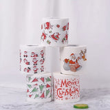 rolls of Christmas themed toilet paper for home, office or restroom V1237-ZY-203-4203
