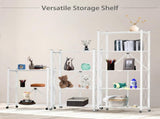 CARLA HOME 5-Tier Foldable Storage Shelf with Wheels for Kitchen, Garage, Pantry or Basement LSB-36255