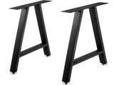 Metal Table Legs 28 x 17.7 inch A-Shaped Desk Legs Set of 2 Heavy Duty Bench Legs with Polyurethane V952-TZZTY28X17.7AAHCPV0