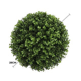 Medium Artificial Topiary Ball Natural Buxus 28cm V637-DP1020579NB