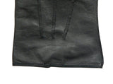 Dents Mens Sandhurst Three-Point Leather Unlined Officers Gloves in Black - 7.5 V563-5-1027-BLACK-7_5