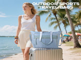 Travel Bag - Women's Travel Bag - Sports & Fitness Bag - Yoga Bag - Sports Bag - Carry-On Luggage V1265-260-SKY-BLUE1