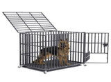 Heavy Duty Dog Cage with Lock & Bottom Tray V767-XPET686-L-G2