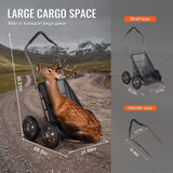 Folding Deer Cart Game Hauler Utility Gear Dolly 500 LBS Capacity V952-YXGKSLYXCYGZYU47ZV0