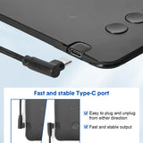 Digital Graphics Tablet Drawing Pad 8192 Levels Large Working Area 285x180mm Compatible with V985-GRAPHICSTABLET