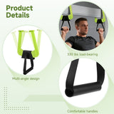 2PCS Portable Pull Up Bar for Doorway, Adjustable Doorway Home Gym System, Lightweight Travel V1369-AZ3-W-08763