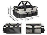 Wearable Cleaning Caddy, Cleaning Caddy Supplies Organizer with Handle & Shoulder Straps for V1192-AZ-W-3257