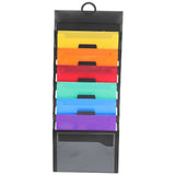 Plastic Hanging File Organizer Black for Files Holding and Stylish V1369-AZ3-W-18096