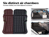 Weisshorn Car Mattress 175x130 Inflatable SUV Back Seat Camping Bed Black CB-MT-175X130-BK