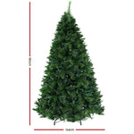 Jingle Jollys Christmas Tree 1.8M Xmas Tree Decorations Pine Needles 1024 Tips XM-TR-FULL-6F-PINE