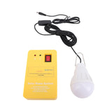 Solar Power Panel Generator Kit with USB Charging Cable LED Flashlight for Home/Outdoors V1294-YM0901-3114250058711