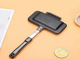 Stovetop Waffle Pan - Portable Nonstick Aluminum Waffle Maker for Family Breakfast V1263-JX-4474