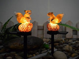 In-ground Garden Light Squirrel Shape Solar Intelligent Light Control Yard Decoration Waterproof V1369-AZ3-W-05283