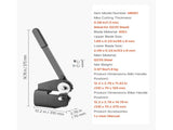 Sheet Metal Shear, Throatless Rotary Hand Shear, 16 Gauge Mild Steel Sheet Cutter with 1.5 mm V952-TSJBJWHYDCGCAV0PR001V0