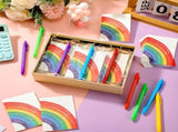 36 Pack Positive Gifts Bulk for Kids Rainbow Inspirational Pens Motivational Notebook with V1259-DP01-A-5644