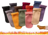Snuggly Velvet Winter Thermal Socks, 6/12-Pairs Cozy Thickened Soft Fleece Lined Socks for Men and V1366-AZ2-W-11438