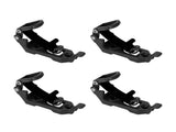 4 Sets Roof Shovel Mount Heavy Duty Multipurpose Metal Rubber Clamp Mounting Bracket for Roof V1294-YM0901-3114240060111