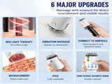 Red Light EMS Scalp Massager and Electric Hair Growth Comb with Microcurrent Vibration, 70ML Liquid V888-ELOSUNG52760
