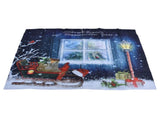 Christmas Style Curtain Personalized 3D Digital Printing Blackout Curtains Waterproof Cloth Shower V1294-YM0523-3117210203312