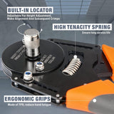 DT16 Crimper 4 Way Indent,8 Impression iCrimp Closed Barrel Type Deutsch Crimper V201-IWD0016BL8AU