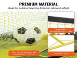 Soccer Trainer, 2-IN-1 Portable Soccer Rebounder Net, Iron Soccer Practice Equipment, Sports V952-ZQHDWTZDZBXGZ780TV0