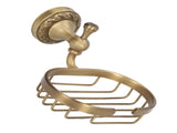 Wall Mounted Bathroom Soap Holder Antique Soap Basket Toilet Soap Tray Rack with Carved Curved V1294-YM0626-3112220088511