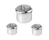 3Pcs Manicure Liquid Cup Acrylic Powder Organizer Tray with Nail Brush Holder V1263-JX-845