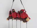 Cardinal Bird Wind Chime, Red Bird Bell Wind Chimes Outdoor Decorations, Garden Backyard Church V1369-AZ3-W-05781