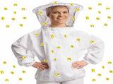 41 Pcs Halloween Beekeeper Costume Set Include 1 Beekeeper Set 20 Felt Bee 20 Round Tape for V1258-DP02-C-2225